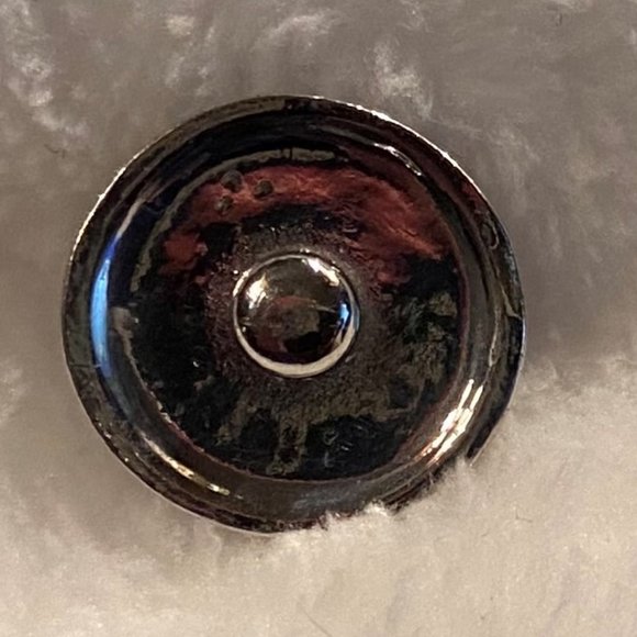 NWOT Snap Button Charm Silver Crystal Black Sparkle Star Snap - Picture 5 of 5